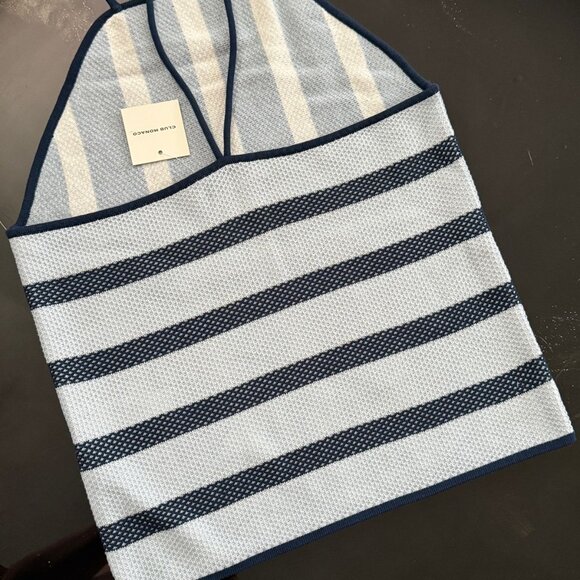 NWT Club Monaco Striped Knit Tank Sz XS - Picture 3 of 4
